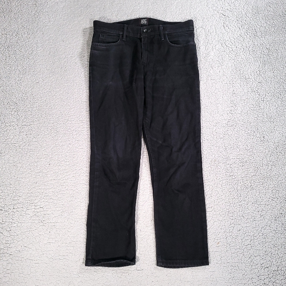BDG Urban Outfitters Jeans Womens 30x26 Dark Wash Black Dad High Rise Slim Taper